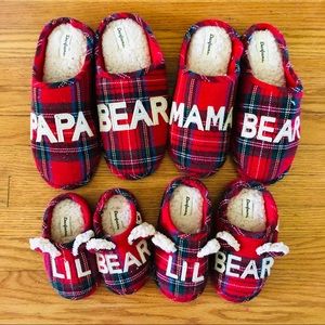 Family matching slippers NWOT